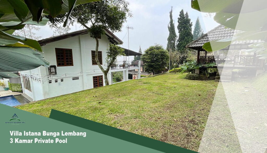 villa istana bunga lembang 3 kamar